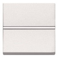 Однокнопочный выключатель ABB Zenit 2CLA220100N1101 N2201 BL (белый)