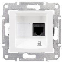 Компьютерная розетка Schneider Electric Sedna SDN4900121 (белая)