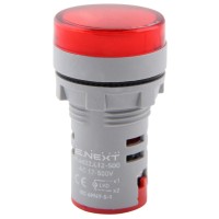 Індикатор напруги E.Next e.ad22.i.12-500.red Ø22мм АС червона (s009034)
