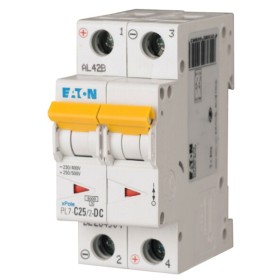 Автоматичний вимикач Eaton PL7-C25/2-DC 500В DC 25А C