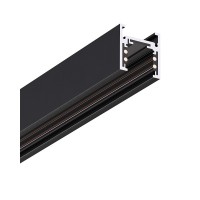 Магнітний трековий шинопровід накладний Kloodi KDMG-SLIM-TRN 3M BK 48V 3м чорний