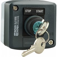 Пост одноместный Аско-Укрем XAL-D142H29 2-позиционный с ключом (A0140020059)