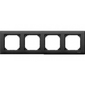 Рамка 4-пост. M-Plan антрацит Merten, MTN486414