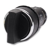 Моноблочний перемикач EMAS MB101S30 трипозиційний з фіксацією 1-0-2 (2НО)