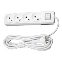 Удлинитель Violux 4р 3м 2х1 без заземления с выключателем ( 920361 )