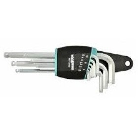 Набор шестигранных Г-подобных ключей Whirlpower 158-3209 (21700) 1,5-10мм (9шт)