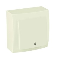 Вимикач Nilson Themis кремовий 1кл прохідний ( 26121007 )