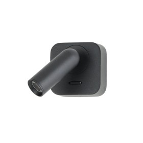 Бра, настінний світильник Azzardo AZ5655 Lugano LED 1x3W 3000K 203Lm IP20 чорний