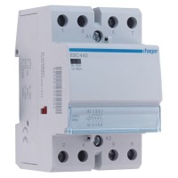 Бесшумный контактор 40A ESC440 (4НО, 230В) 3м Hager
