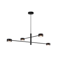 Підвісний світильник, люстра Nordlux 2010803003 Clyde LED 4x16W 2700K 350Lm IP20 чорний