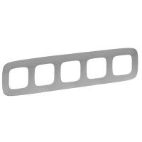 Рамка пятиместная Legrand Valena Allure алюминий