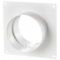 З'єднувач із настінною пластиною Vents D100 для круглих повітроводів