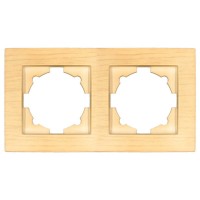 Рамка ELBI VEGA Woodline клен 2-на (510-012700-226)