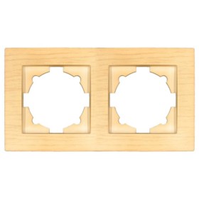 Рамка ELBI VEGA Woodline клен 2-на (510-012700-226)