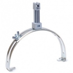 Коньковый полукруглый держатель прута молниезащиты DKC ND2204 (с пластиком)