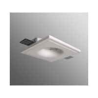 Гипсовый точечный врезной светильник Agara 01201W СВ 001