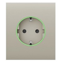 Центральна панель розумної розетки Ajax 59971.162.IV CenterCover Smart для OutletCore слонова кістка (38794)
