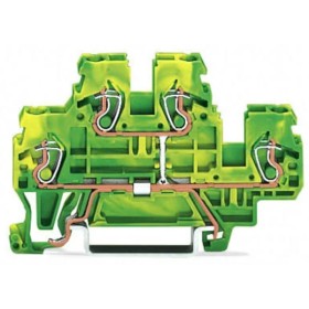 Компактная клемма Wago 870-507 (желто-зеленая)