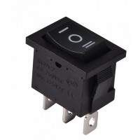 Перекидной переключатель TNSy KCD1-2-103 B/B черный (TNSy5500696)