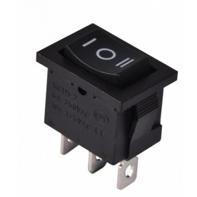 Перекидной переключатель TNSy KCD1-2-103 B/B черный (TNSy5500696)