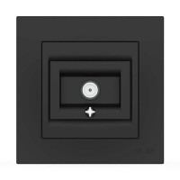 Розетка EL-BI VEGA черный мат TV конечная ( 510-014800-273 )