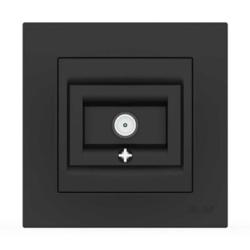 Розетка EL-BI VEGA черный мат TV конечная ( 510-014800-273 )