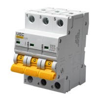 Автоматический выключатель UEC SB-M8 3P 25A C 4,5кA (MCB45-3-025-C)