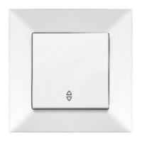 Вимикач прохідний Meridian, білий