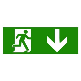 Наклейка TNSy «Вказівник двері прямо» 320х115мм (TNSy5000096)