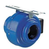 Канальний відцентровий вентилятор ВКМ 100 Е (бурий короб) Vents