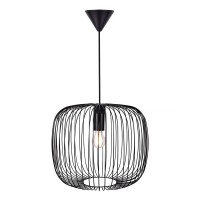 Підвісний світильник, люстра Nordlux 2213313003 Beroni E27 1x60W IP20 чорний