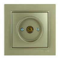 Розетка Nilson Thor золото TV кінцева ( 27151029 )