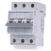 Автоматический выключатель Hager MBN340 6кА B 40A 3P