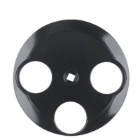 Центральна панель для антеної розетки чорна Berker 1930