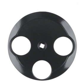 Центральная панель для антенной розетки черная Berker 1930