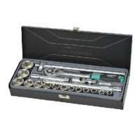 Набір головок Whirlpower 1614-SK13 (23355) 1/2" 10-32мм (19шт. в металевому кейсі)