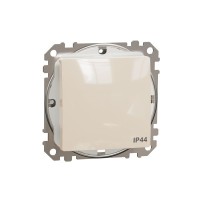 Одноклавішний вимикач Schneider Electric Sedna Design SDD212101 IP44 бежевий