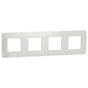 Четырехпостовая рамка Schneider Electric NU200818 (белая)
