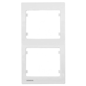 Подвійна рамка Siemens Iris S18102 вертикальна (біла)