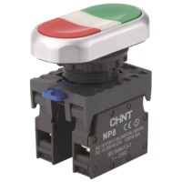 Двойная кнопка Chint NP8-11S 1NO+1NC IP65 (667178)