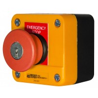 Одномісний пост керування Аско-Укрем XAL-J184 «Аварійний Стоп» (A0140020043)