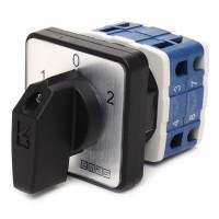 Кулачковый переключатель полюсов EMAS PSA016KD234S реверсивный (1-0-2) 16А