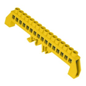 Універсальна шина TNSy ізольована «N/PE» ШЛУ8х12-16 на DIN-рейку жовта (TNSy5503153)