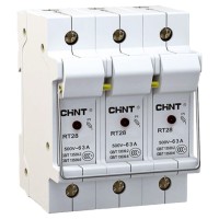 Держатель предохранителей Chint NRT28-32 3P до 32А 10х38мм (520467)