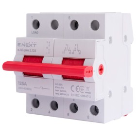 Вимикач навантаженння E.Next e.is3.pro.2.125 на три положення 2р 125А (p008030)