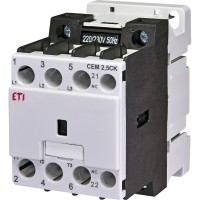 Контактор ETI 004643803 CEM 2,5CK.01 (2.5 кВАр 400-440V)