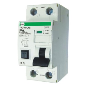 Дифференциальный автомат Promfactor FAP10-AC C 6А/0,1A 2P (1P+N) 10кА (FAP10C06100AC)