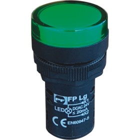 Сигнальна лампа Promfactor FPL230G зелена