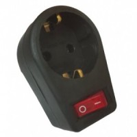Вилка-розетка FAR с заземлением и выключателем (7.6.4.158025)