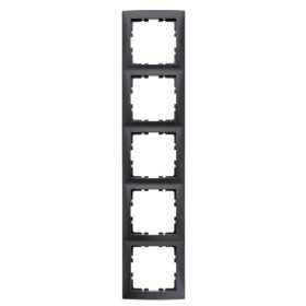 Рамка 5-местная антрацит Berker S.1